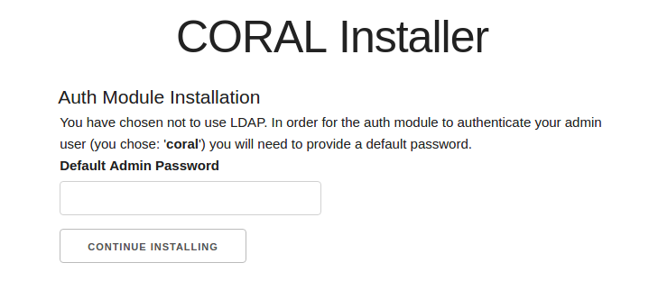 Screenshot of Default User Setup